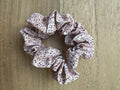 chouchou rosé petits points multicolores